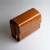 Benjamin Barber 100% oil brown cowhide genuine leather toilet bag