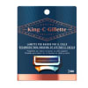 Gillette King C. Neck Razor Blades 3-pack