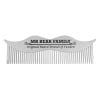 Mr Bear Moustache Comb Steel