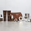 Benjamin Barber Brown Leather Toilet Bag