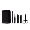 Black 6pcs Professional Men Pedicure Manicure Set