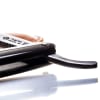 Thiers-Issard Sabatier Razor Damascus Black Horn Round Nose