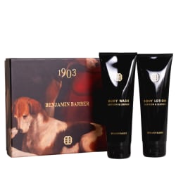Benjamin Barber Gift Box Saffron & Leather - Shower Gel & Body Lotion