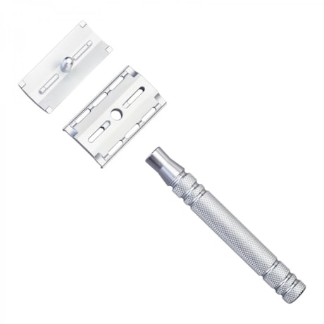 Feather AS D2 All Stainless Steel Luxury Safety Razor Gents