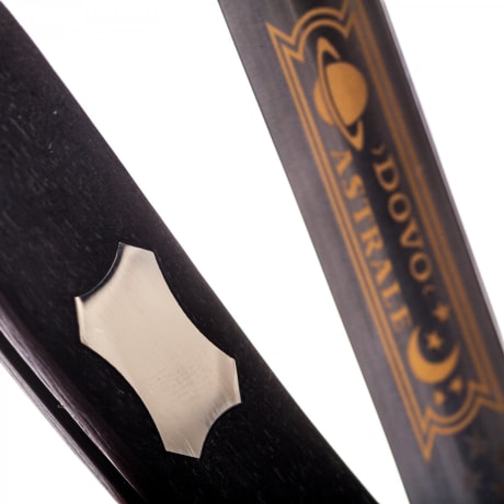 Dovo Cut Throat Ebony with engraving plate 558130