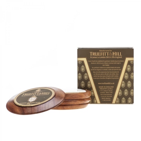 Truefitt & Hill Luxury Shaving Soap Wooden Bowl