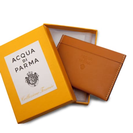 Acqua di Parma Leather Business Card Holder