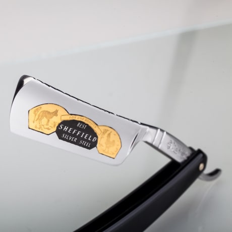 Thiers-Issard Sabatier Razor Fox and Rooster Diamonds Inlays