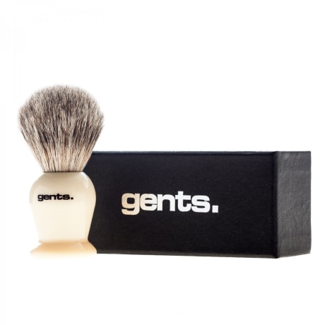Gents Shaving Brush Pure Badger Ivory