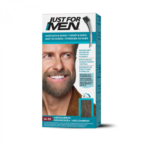JFM Beard and Sideburns - Medium Brown