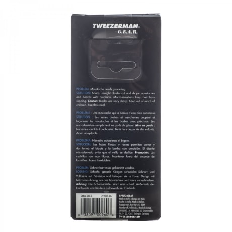 Tweezerman Mustaschsax m/kam