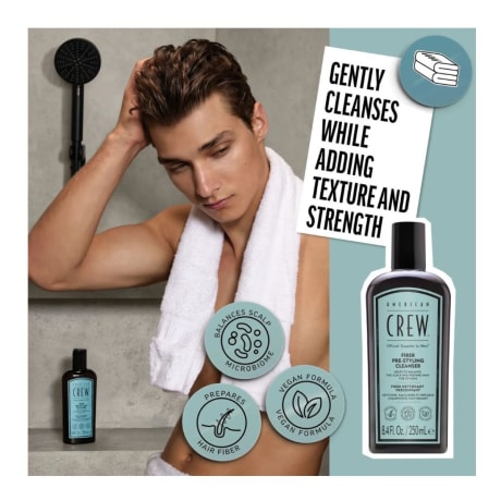 American Crew Fiber Pre-Styling Shampoo 250ml