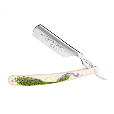 Thiers-Issard Sabatier Razor Peacock One Side Colour Grelot