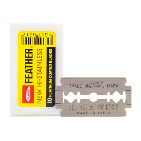 Feather Double Edge Razor Blades 10-pack