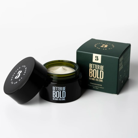 Better Be Bold No Hair.Full Care. Bald Cream