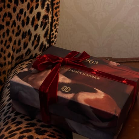 Benjamin Barber Gift Box Saffron & Leather - Shower Gel & Body Lotion