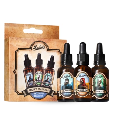Sailor's Beard Oils the explorer collection