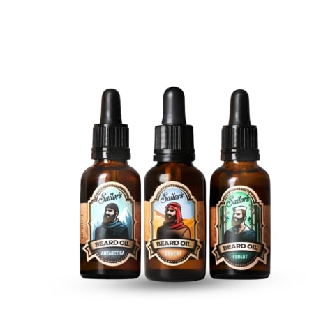 Sailor's Beard Oils the explorer collection