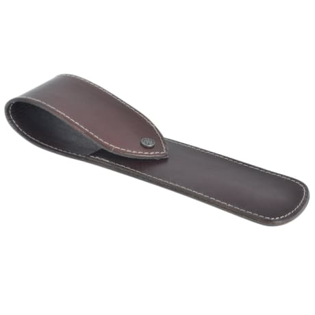 Leather Sheath for Straight Razor empty, brown