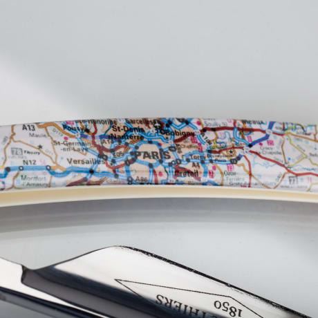 Thiers-Issard Sabatier Razor Map of France