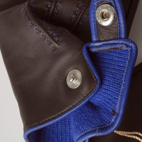 Dents Adlington Glove Brown / Royal Blue