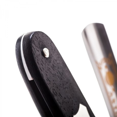 Dovo Cut Throat Ebony with engraving plate 558130