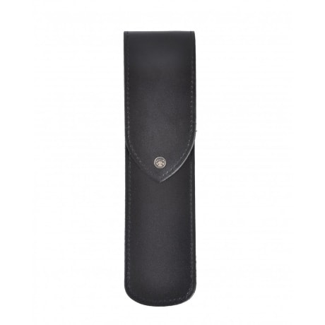 Leather Sheath for Straight Razor empty, black