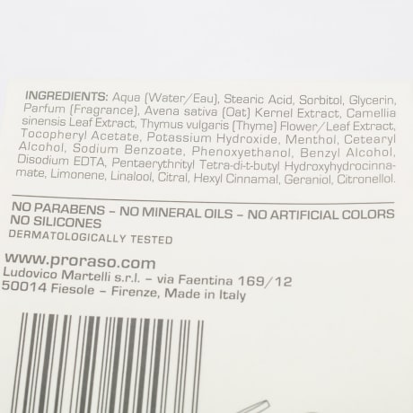 Proraso Pre-Shave Cream Sensitive Green Tea