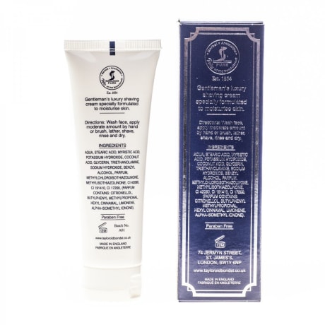 Taylor of Old Bond Street Mr Taylor Shaving Cream Tube