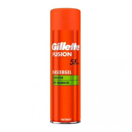 Gillette Fusion Shaving Gel With Almond Oil
