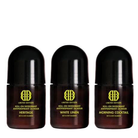Benjamin Barber Antiperspirant Trio Limited Edition 3x75ml