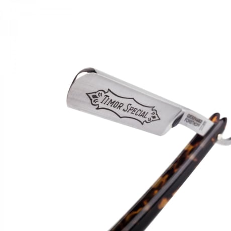 Giesen & Forsthoff Open Razor Beige Tortoise Imitation Handle