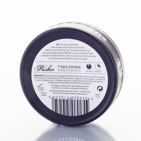 Pusher 7 Seconds Strong Hold Fiber Wax Pocket Size