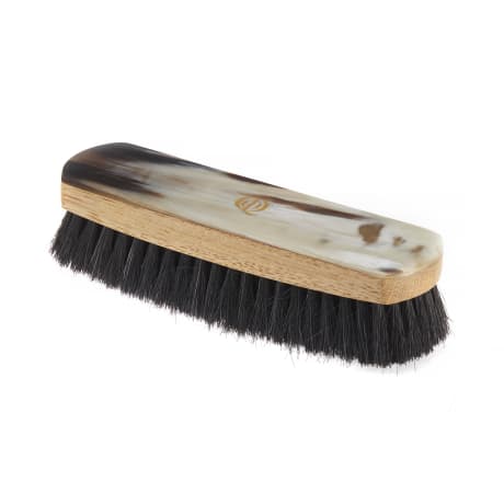 Rectangular Horn Large Dark Oak Shoe Brush
