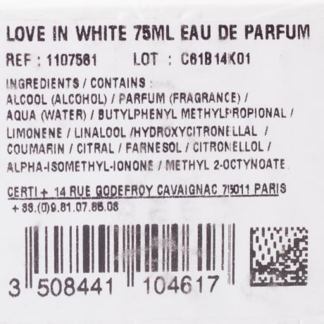Creed Love in White EdP