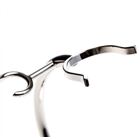 Truefitt & Hill Curved Razor and Brush Stand Chrome