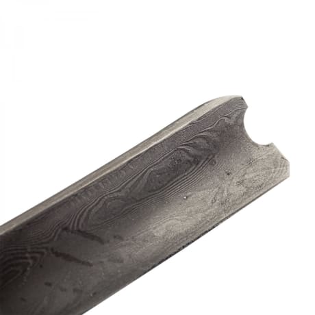 Thiers-Issard Sabatier Razor Damascus Black Horn Handle Hook Nose
