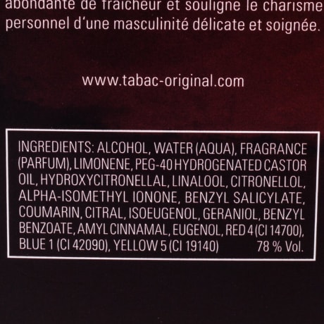 Tabac Eau de Cologne