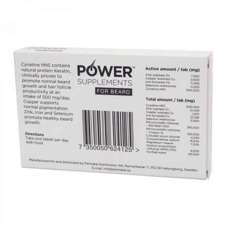 Power Supplements for Beard 500mg