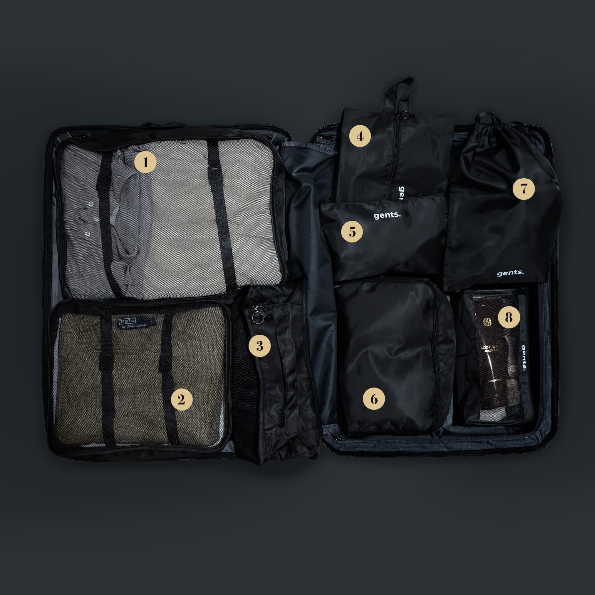 Resväska organiseringsset - Packkuber