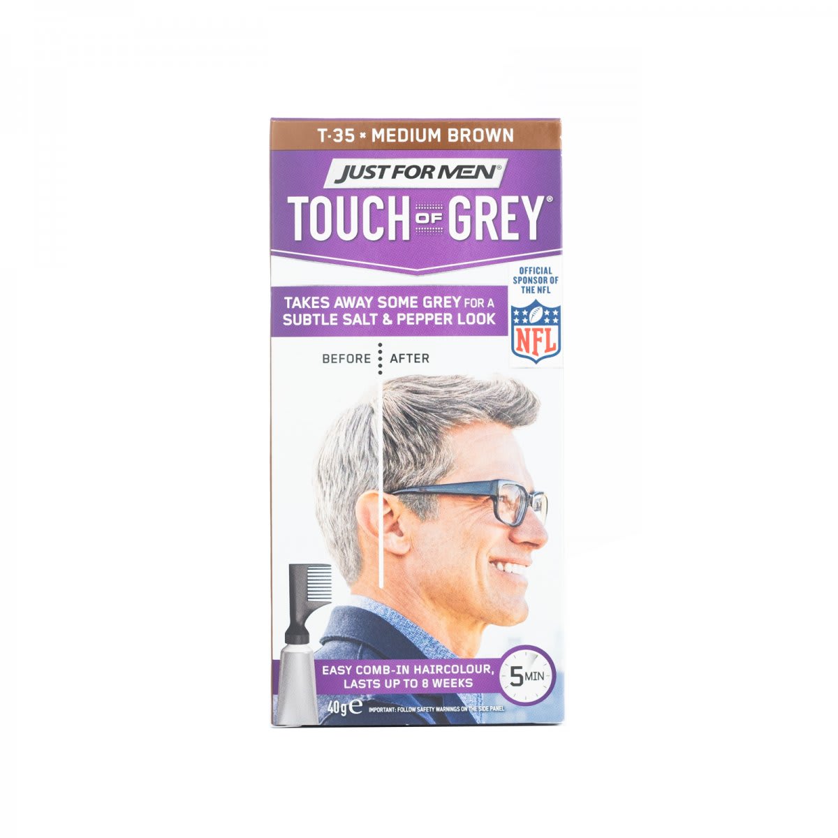 Just for men touch of gray top