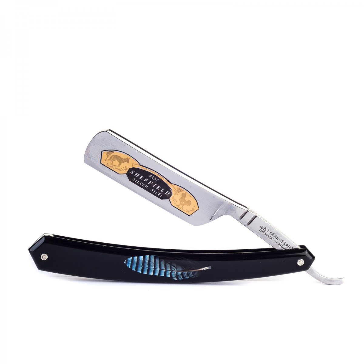 theredthread S feathery bare tops フェザー Thiers Issard Historic Hand Forged Bison French Straight Razor