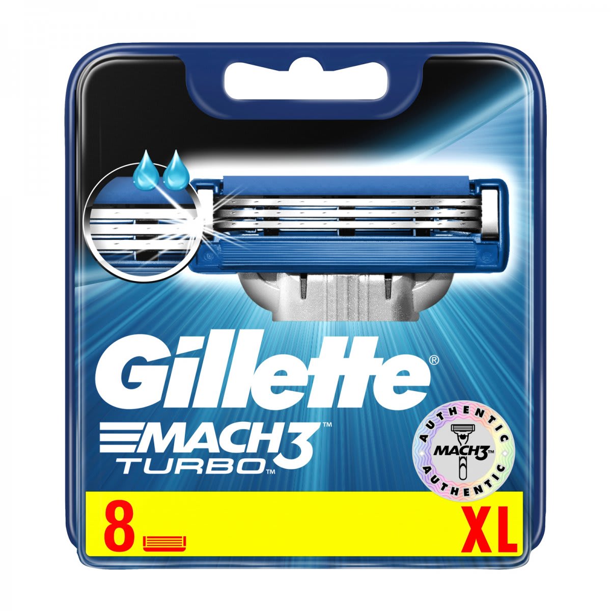 大きな取引 Mach3 Gillette Turbo Gents | 8-pack 脱毛・除毛