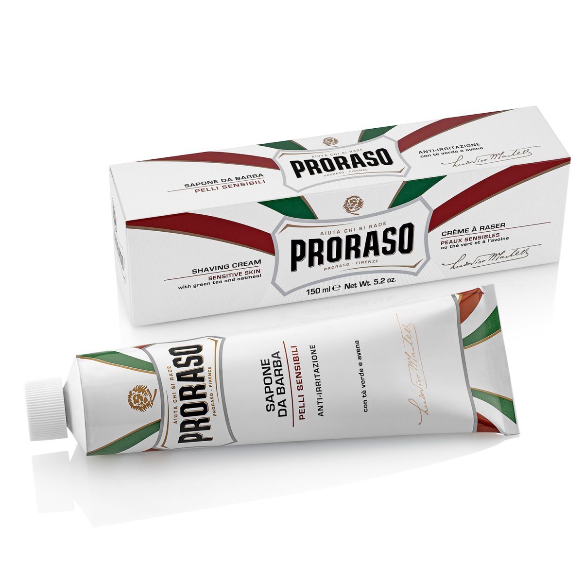 Proraso Shaving Cream Sensitive Green Tea
