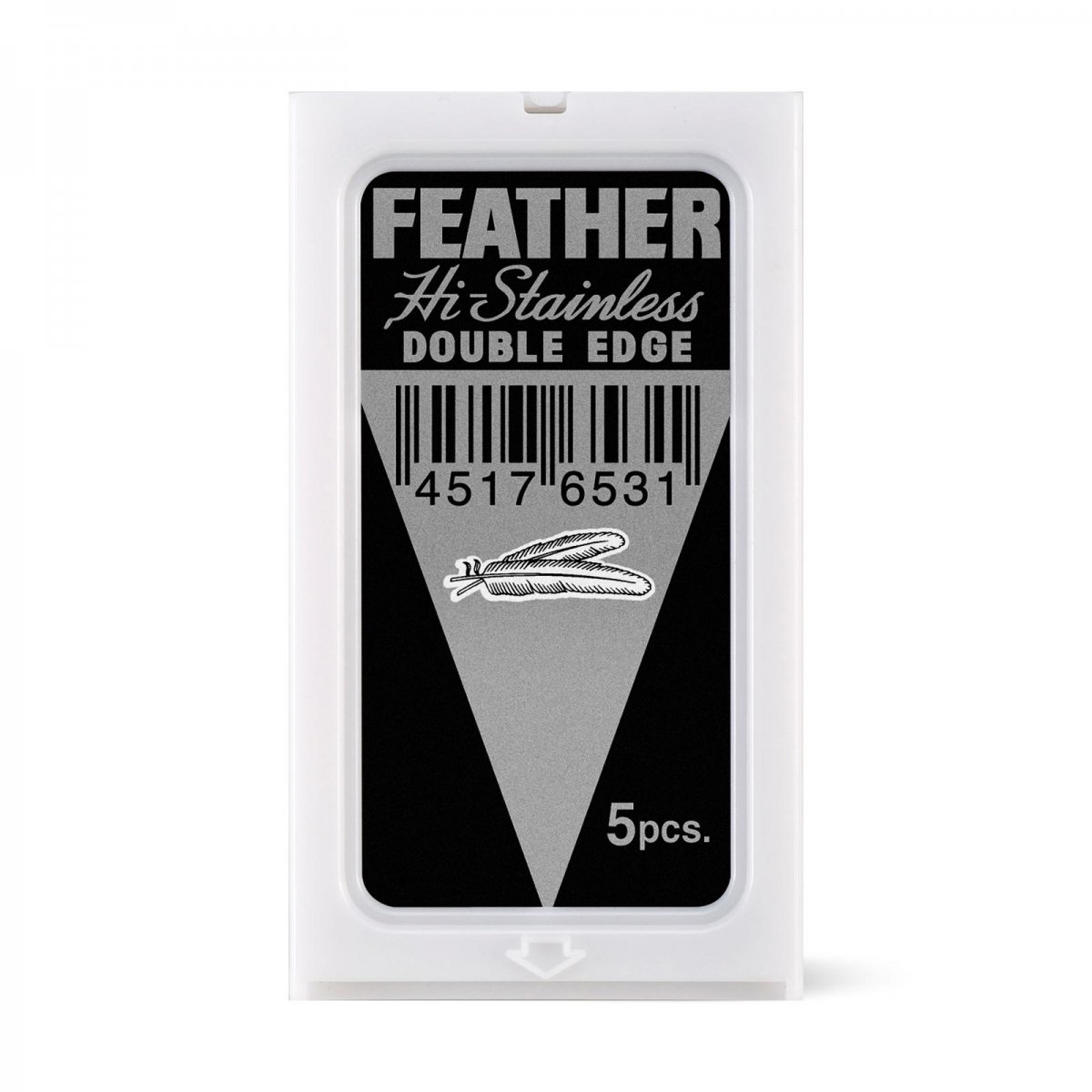 Feather Dubbelrakblad 5-pack