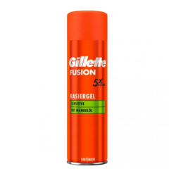Gillette Fusion Shaving Gel With Almond Oil (200 ml)