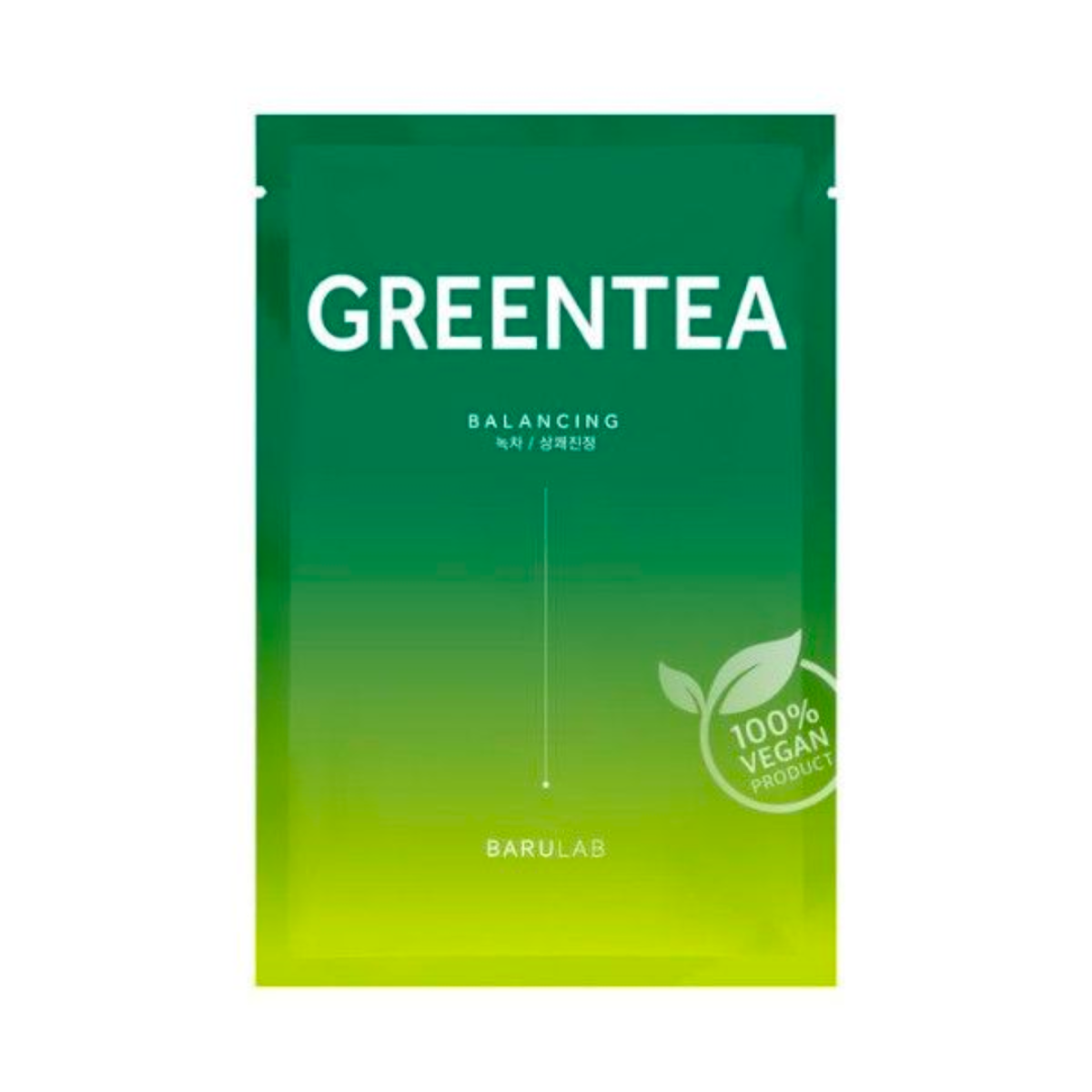 Sebum regulierende Gesichtsmaske mit grünem Tee